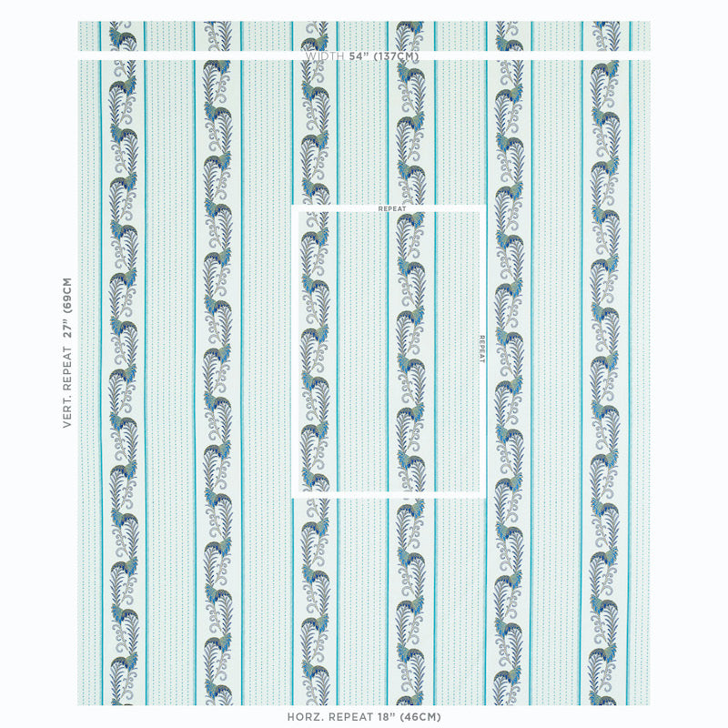 Aleksy stripe | Teal