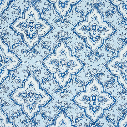 Amalia medallion handmade print | Blue
