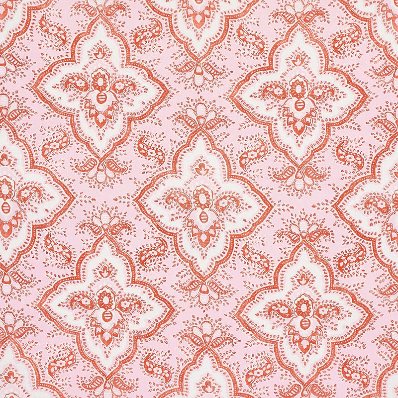Amalia medallion handmade print | Pink