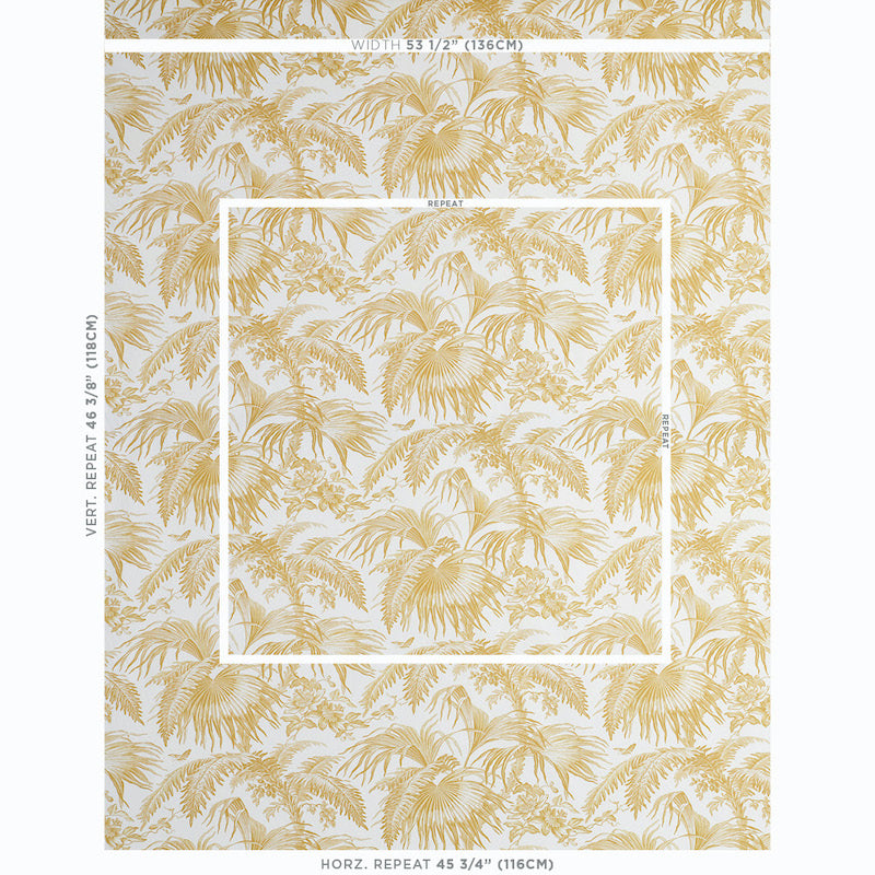 Toile tropique | Gold