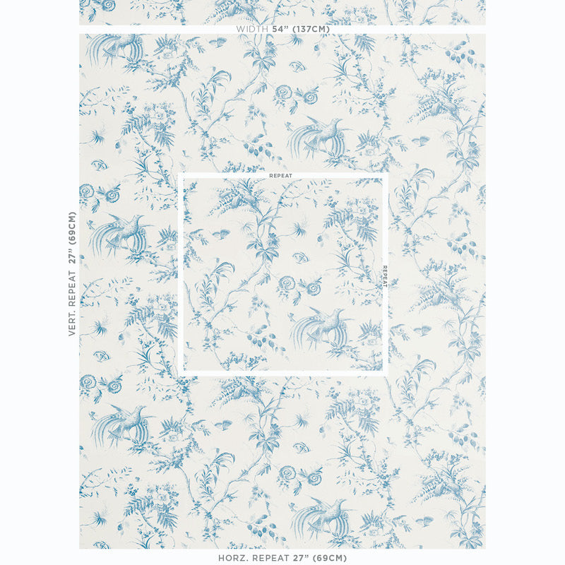 Toile de la prairie | Blue