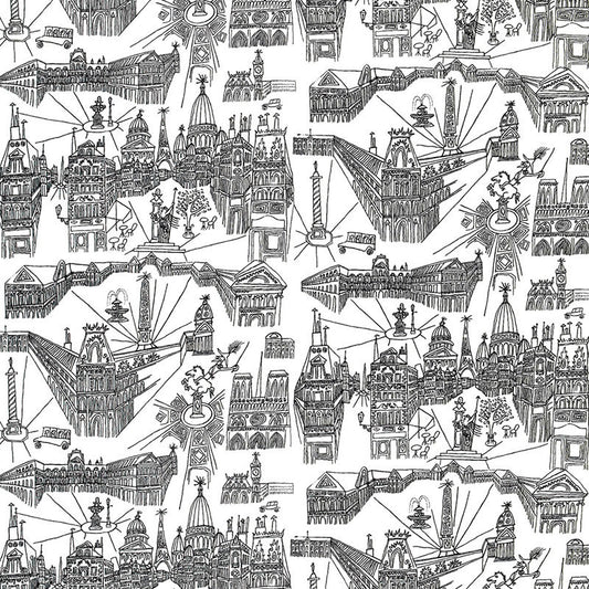 Views of paris | Black on white