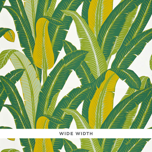 Tropical isle | Green on white