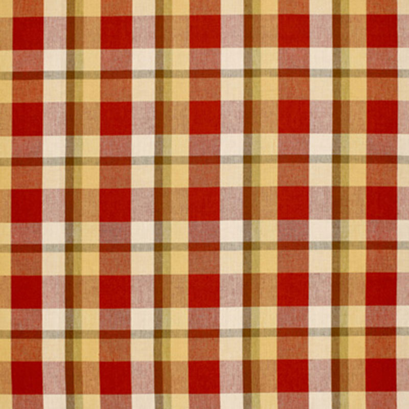 Augusta linen plaid | Orchard