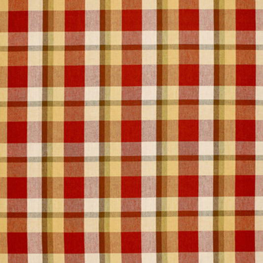 Augusta linen plaid | Orchard
