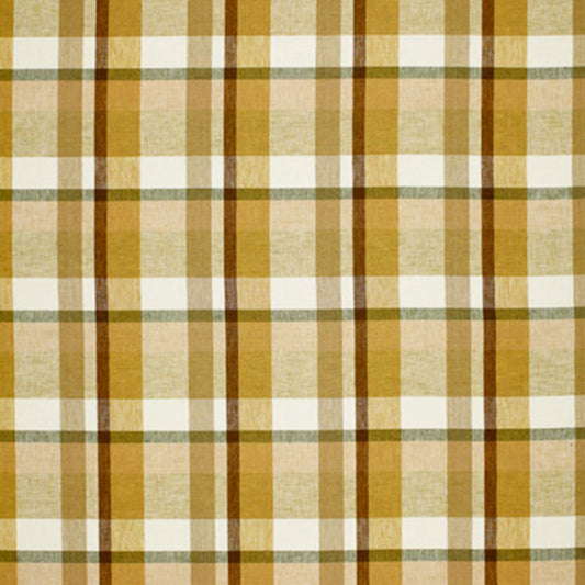 Augusta linen plaid | Sand dune