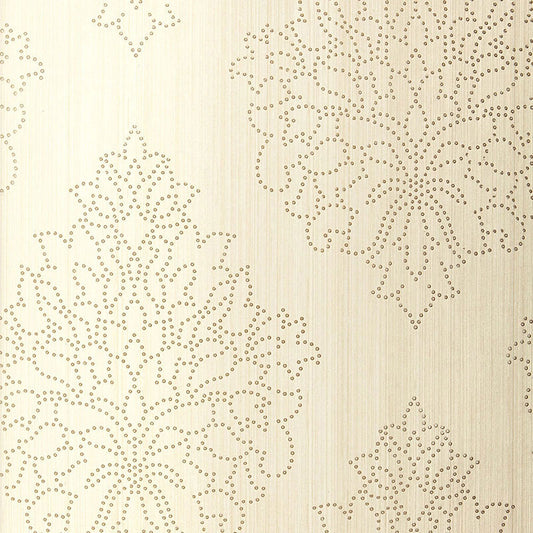 Beaded damask | Alabaster