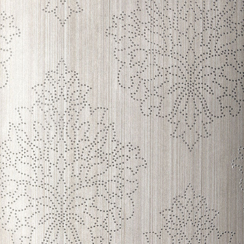 Beaded damask | Zinc