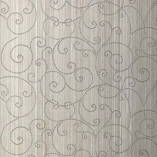 Beaded scroll | Pewter