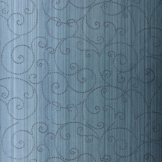 Beaded scroll | Peacock