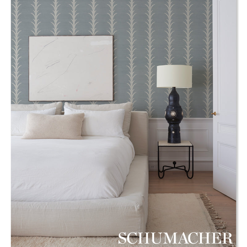 Acanthus stripe | Chambray
