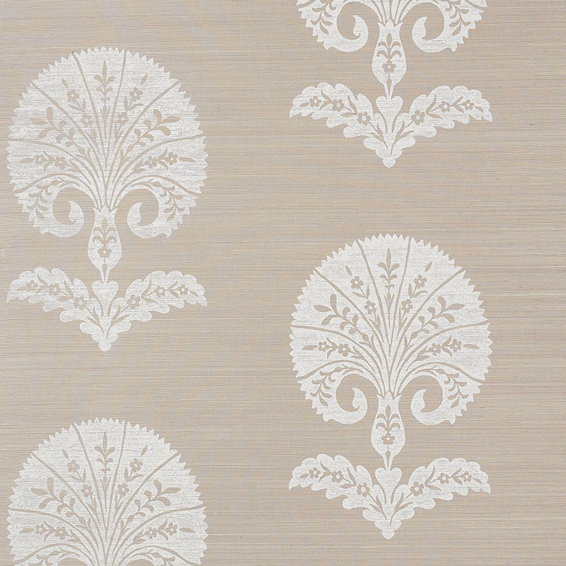 Ottoman flower sisal | Fog