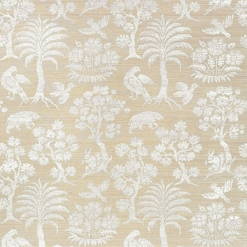 Woodland silhouette sisal | Fog