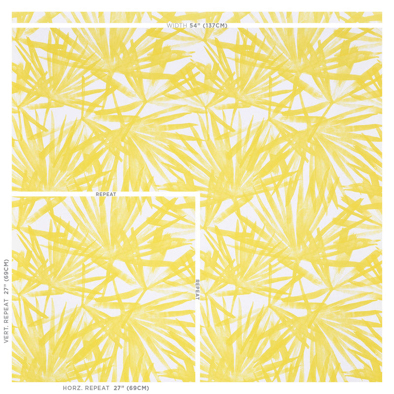 Sunlit palm | Yellow