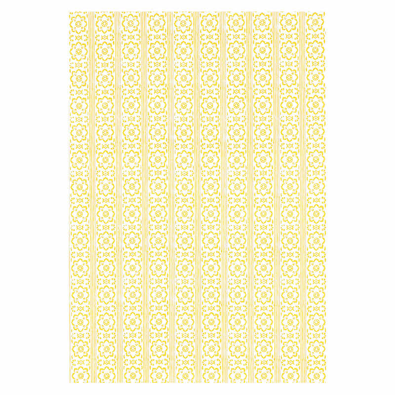 Sunda hand blocked print | Yellow
