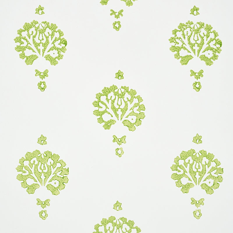 Dahlia hand blocked print | Leaf