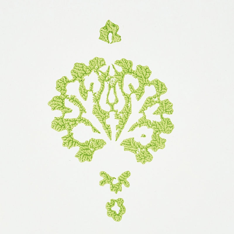 Dahlia hand blocked print | Leaf