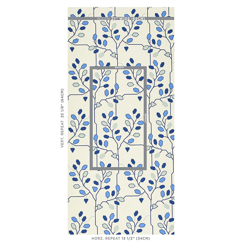 Tumble weed | Delft blue