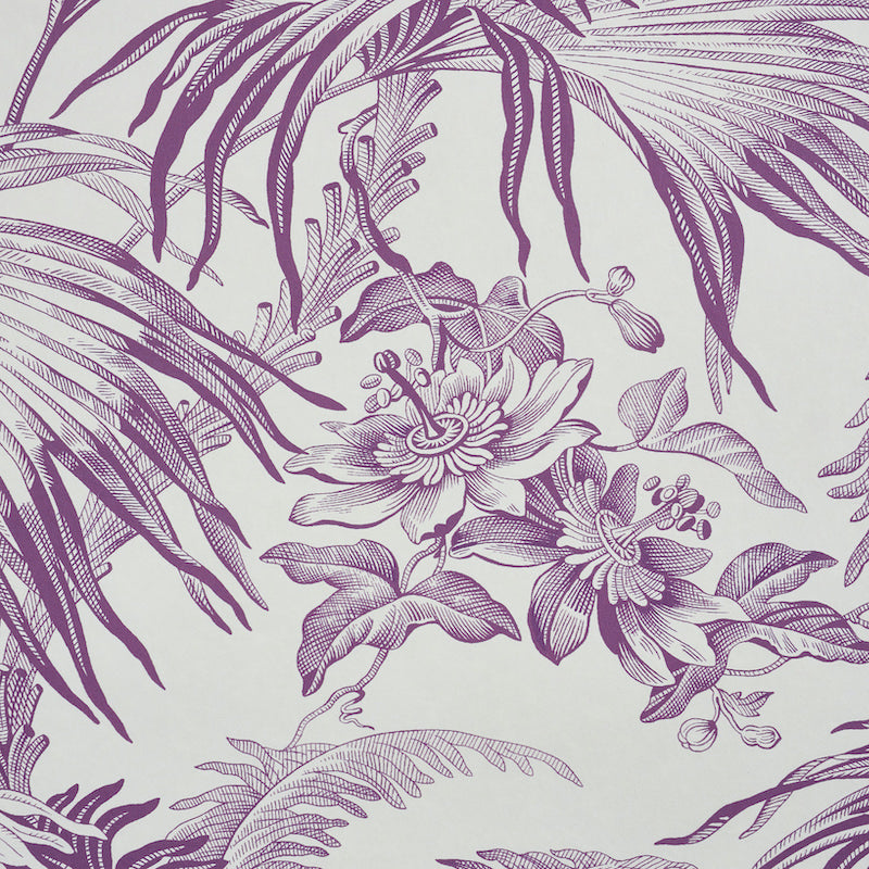 Toile tropique | Purple