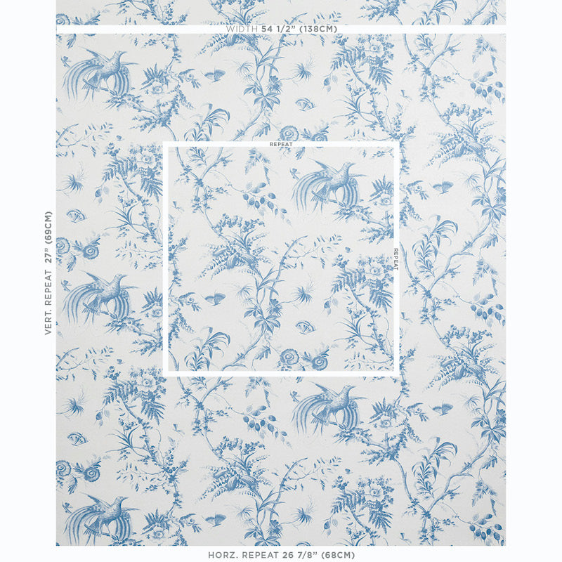 Toile de la prairie | Blue