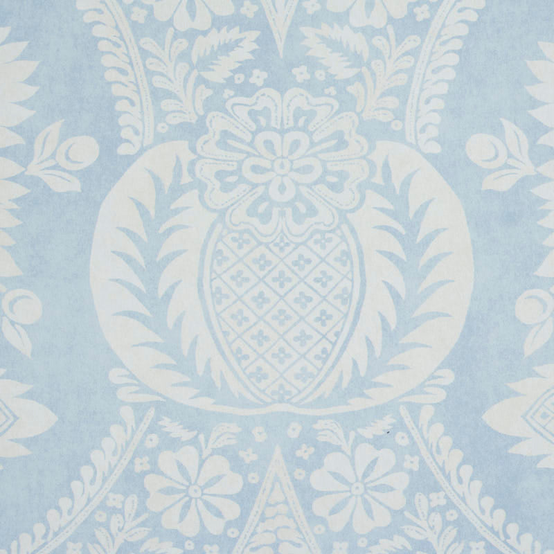 Villandry damask print | Blue