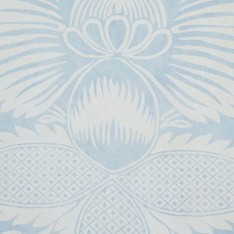 Villandry damask print | Blue