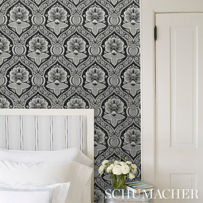 Villandry damask print | Neutral