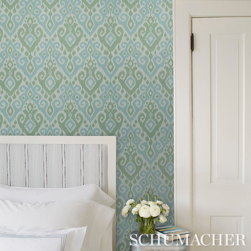 Dedra damask | Yellow & stone