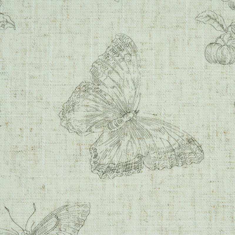 Baudin butterfly linen | Black