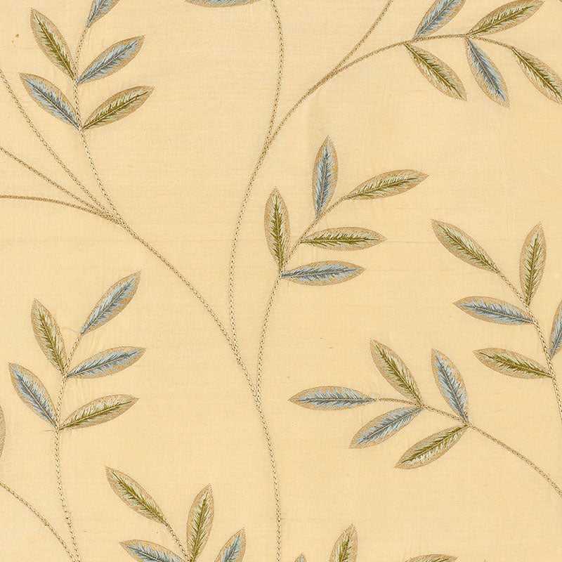 Vigne embroidery | Aqua