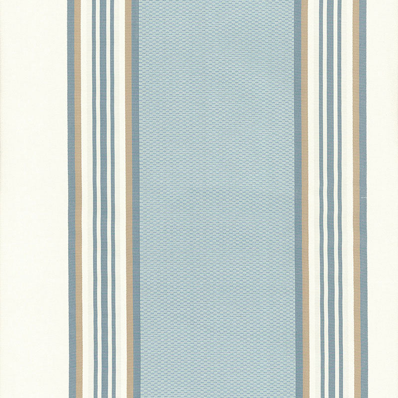 Ava silk stripe | Cornflower