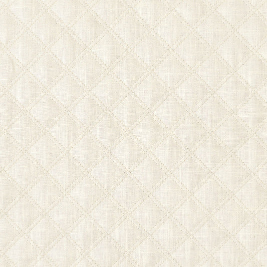Thayer quilted linen | Ivory