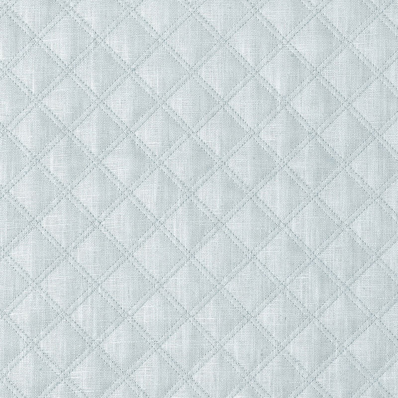 Thayer quilted linen | Aqua