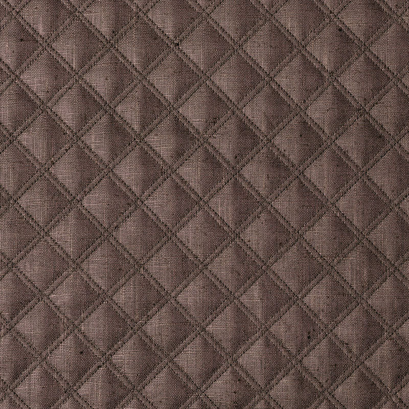 Thayer quilted linen | Espresso