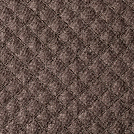 Thayer quilted linen | Espresso