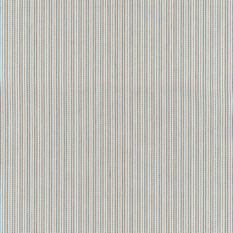 Baker cotton stripe | Ivory/aqua/mocha