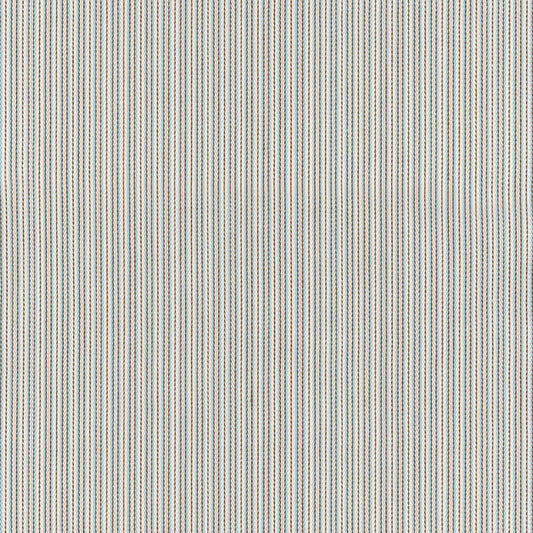 Baker cotton stripe | Ivory/aqua/mocha