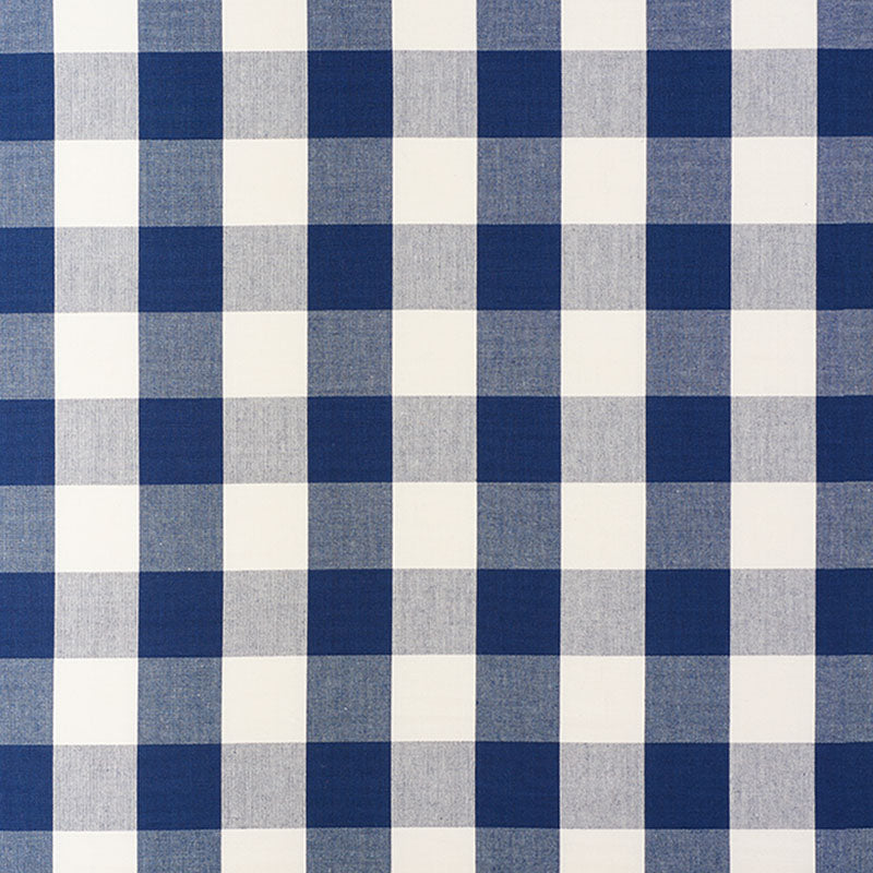Camden cotton check | Navy