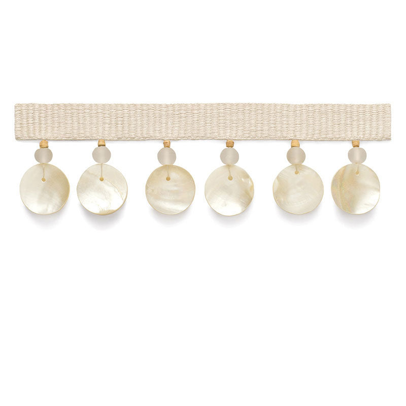 Bali shell fringe | Vanilla