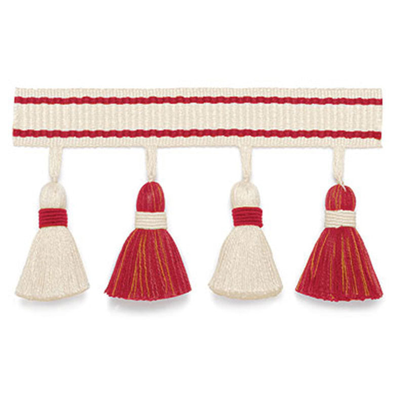 Merida tassel fringe | Coral