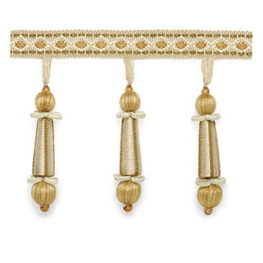 Addington molded tassel fringe | Champagne