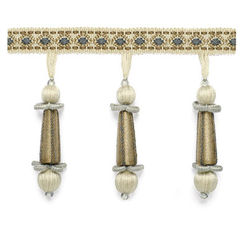 Addington molded tassel fringe | Moonstone