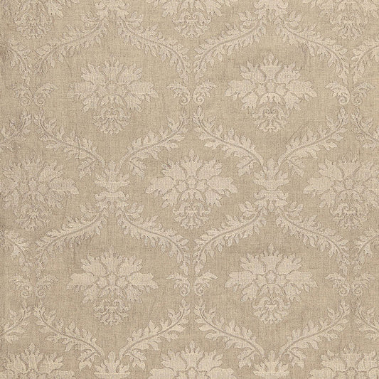 Valbonne linen embroidery | Greige