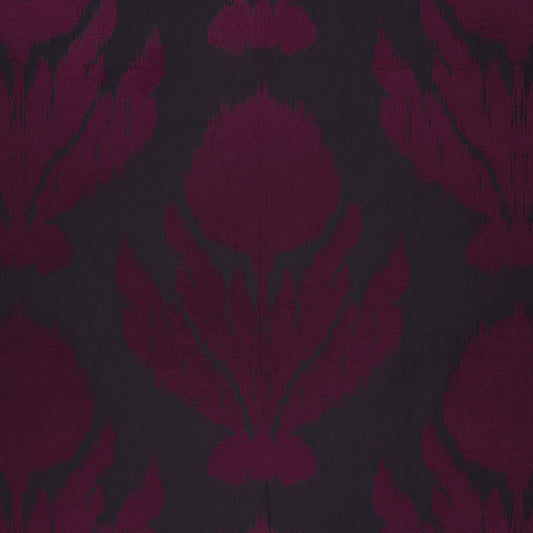 Agra silk weave | Black plum