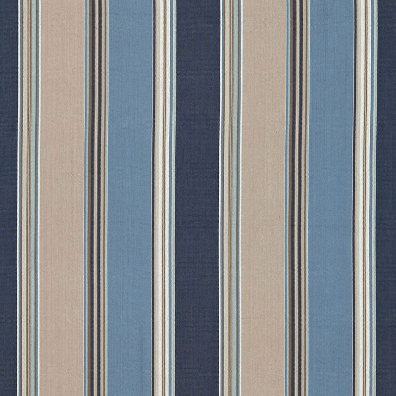 Addison cotton stripe | Indigo