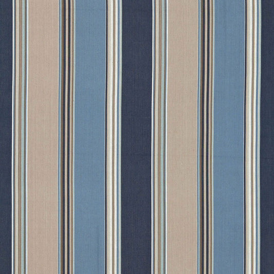 Addison cotton stripe | Indigo