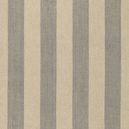 Augustin linen stripe | Steel / linen