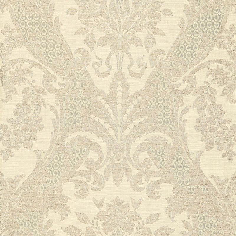 Toscana linen damask | Greige
