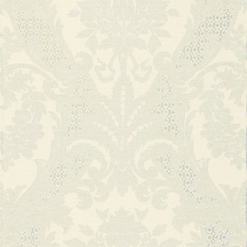 Toscana linen damask | Powder blue