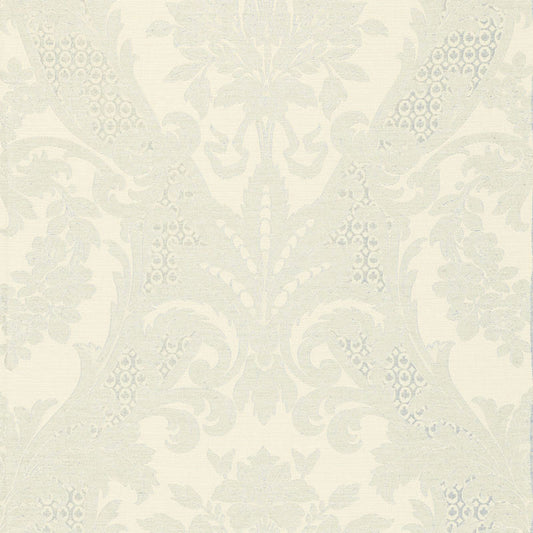 Toscana linen damask | Powder blue